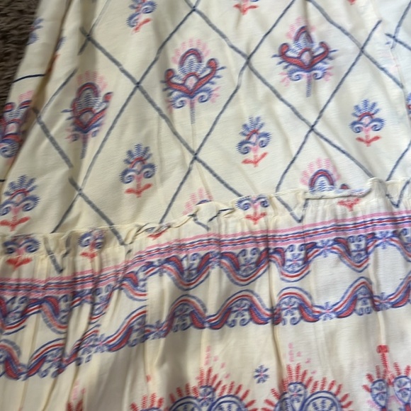 Anthropologie RAGA Cream   Sundress  Flutter Sleeves, Size Large, NWT, - Picture 3 of 5